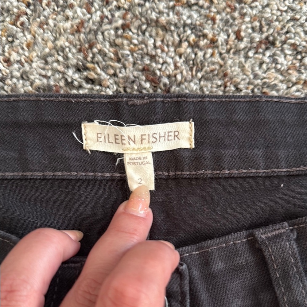 Eileen Fisher Charcoal Trousers